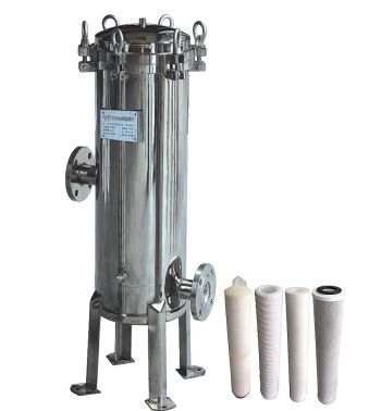 Θήκες φίλτρων μεγάλων παροχών από Ανοξείδωτο Ατσάλι (5 και 9 θέσεων)